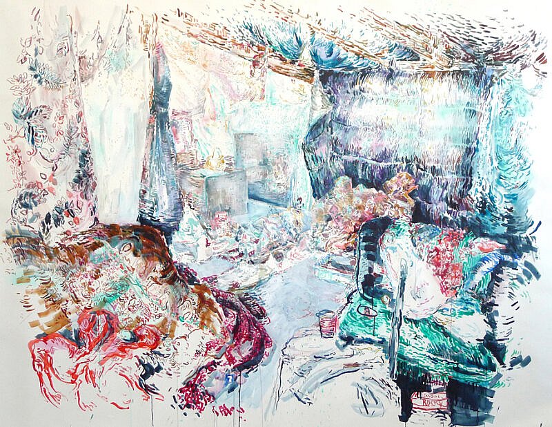 2015 ZEICHNUNG / DRAWING  TENT CITIES